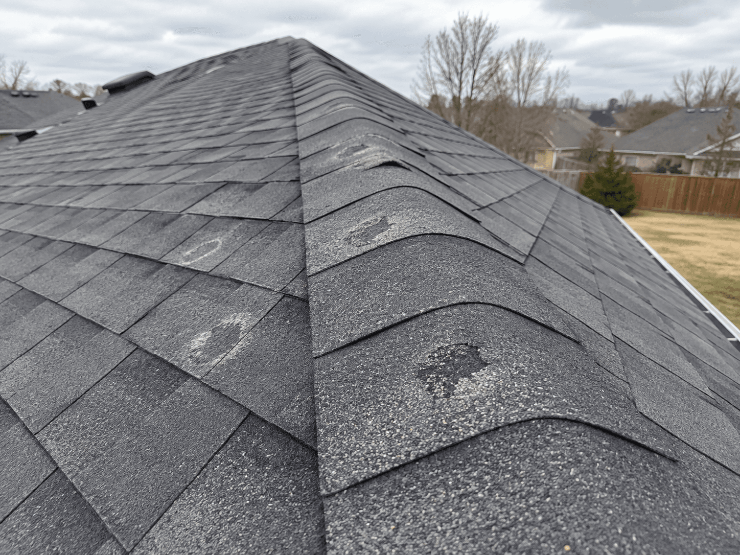 Generated ridge impact detail